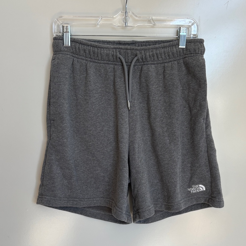 The North Face Men's Charcoal Fleece Athletic Shorts